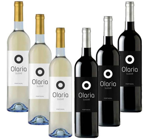 Kit Vinho Olaria Branco E Tinto Suave 750ml - Carmim