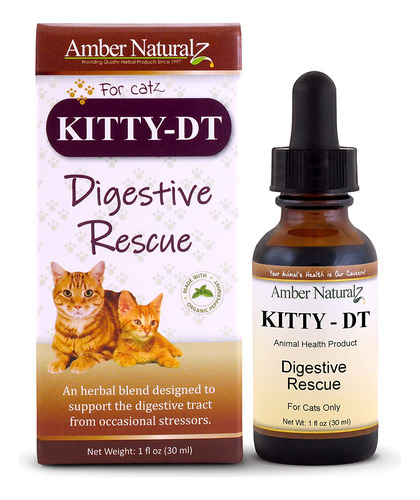 Kitty-dt Botanico Para Mascotas, Soporte Digestivo Para Feli