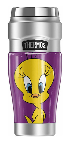 Looney Tunes Tweety Bird Pose, Thermos Vaso De Viaje De Acer