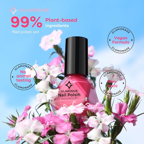 Esmalte De Uñas No Tóxico: Juego De Esmalte De Uñas Orgánico