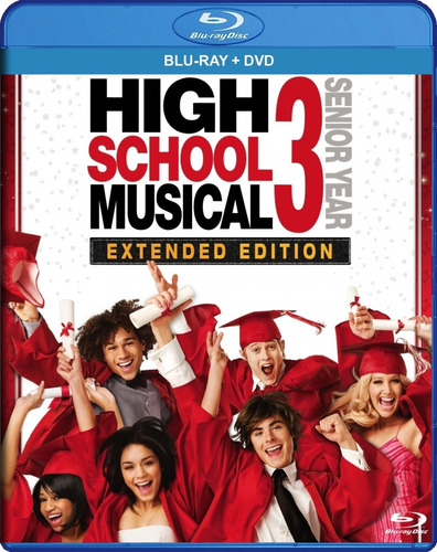 High School Musical 3 Blu-ray + Dvd Original Nueva Sellada