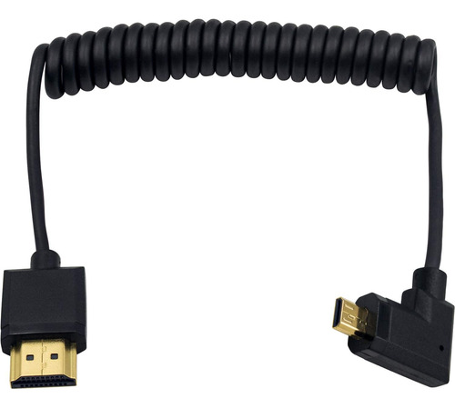 Duttek Micro Hdmi A Cable Hdmi Estándar, Cable En Espiral Mi