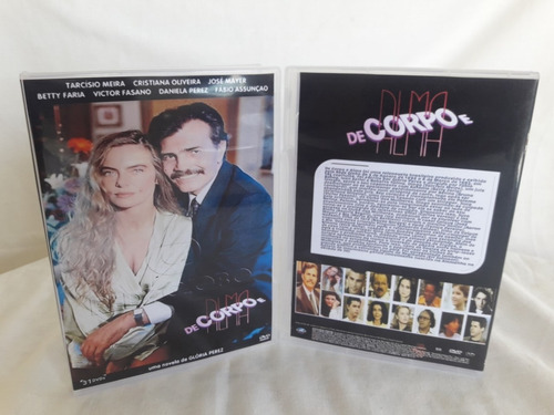 Imagem 2 de 4 de Dvd Novela De Corpo E Alma - Raríssimo (31dvds)
