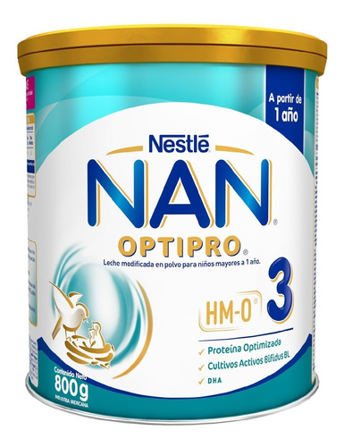 Nan Optipro 3 12m+ 800g Nestlé - Bebés Y Niños