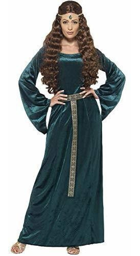 Traje De Soltera Medieval De Smiffys Para Mujer, Vestido Y