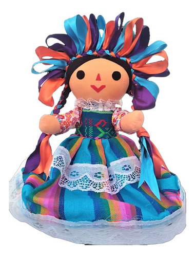 Muñeca Lele Muñeca De Trapo Tradicional Mexicana