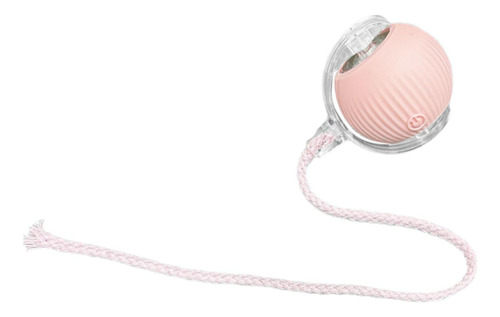 Juguete Interactivo Para Gatos, Pelota Rodante, Pelota Rosa