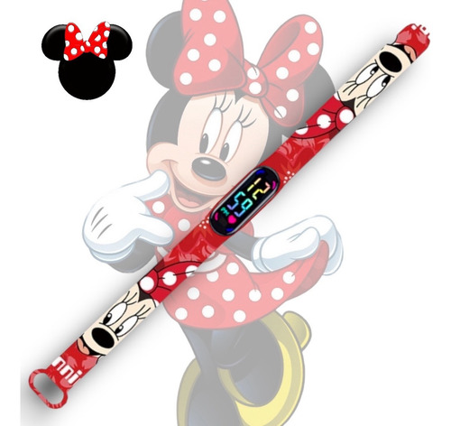 Reloj Minnie Mouse Minie Disney - Reloj Niño Digital Touch 
