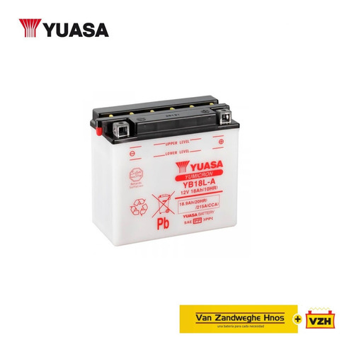 Bateria Moto Yb18l-a Yuasa 12v 18ah 