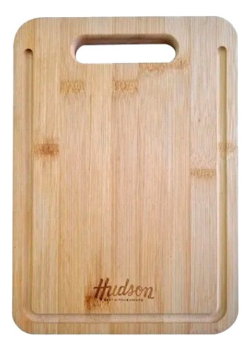 Tabla De Cocina Picar  Madera Bambú Hudson Asado 27x19cm