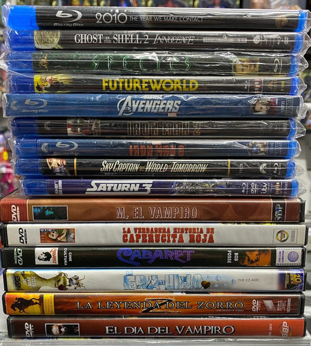 Blu-ray / Dvd Leer Descripción - Marvel / Iron Man / Etc