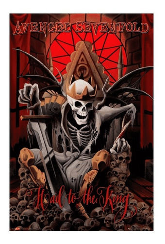 Poster Avenged Sevenfold - Hail To The King