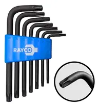Comprar Jogo Kit De Chave Torx Tipo L 7 Peças Com Furo Profissional