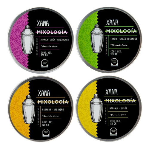 Sales Mixología - Sal Para Mezcal Y Tequila Xana (4-pack)