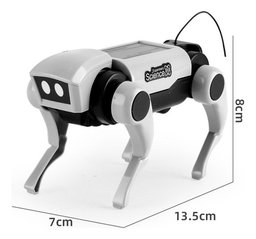 Robô Cão Brinquedo Montagem Quebra-cabeça Portátil