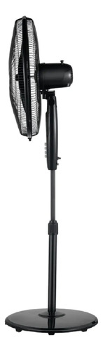 Ventilador Pie Midea 5 Aspas 3 Velocidades 65w Negro