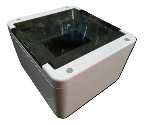 Imagen 3 de 4 de Caja Para Termicas 8 Bocas Exterior Tablero Roker Pr408 161x189x90mm *e631*