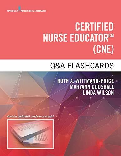 Book : Certified Nurse Educator Q And A Flashcards -...