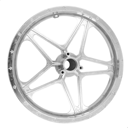 Rin Delantero 2.50-10 Aluminio Plateado Para Motoneta Rin*10