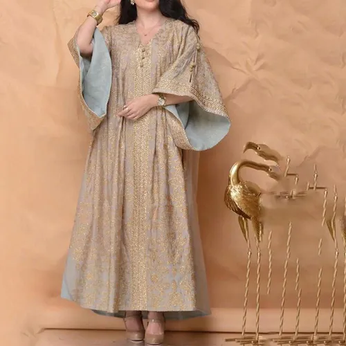 Nueva Ropa De Mujer Amazon Con Cuello En V Dorado Para Prima