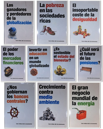 Lote X 10 Libros - Coleccion Los Retos De La Economia - Rba