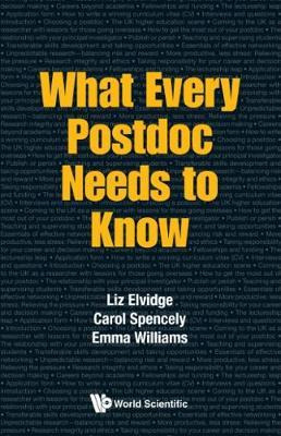 Libro What Every Postdoc Needs To Know - Liz Elvidge