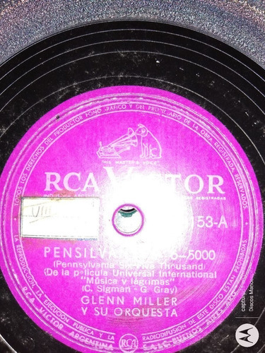 Pasta Glenn Miller Orquesta Rca Victor Q C108