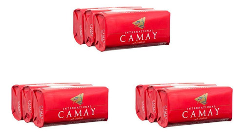 Camay Paquete De 9 Jabones Hidratantes Perfumados Clasicos, 