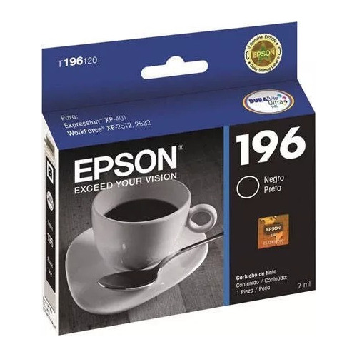 Cartucho Epson 196 T196120 Negro