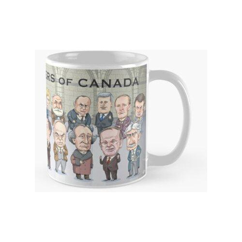 Taza Primeros Ministros De Canadá I Calidad Premium