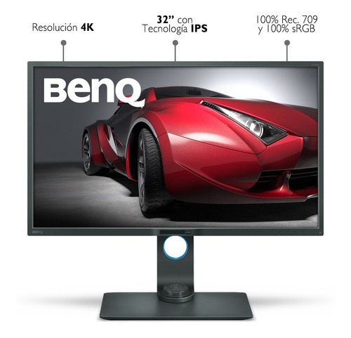 Monitor 4k Uhd Para Diseño Benq Pd3200u Rec.709 Ips De 32