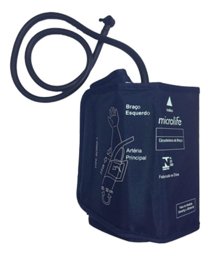 Braçadeira Aparelho De Pressão Azul Tam M 22-32cm Microlife