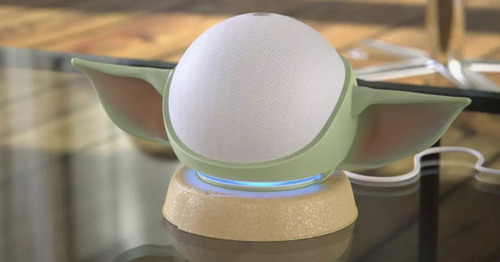 Accesorio Soporte Para Amazon Echo Dot 4 Star Wars Yoda