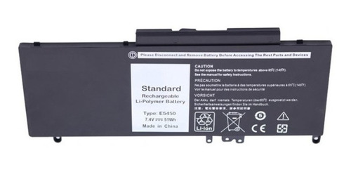 Bateria Para Dell P37f P37f001 Latitude E5550 7.4v 51wh Nova