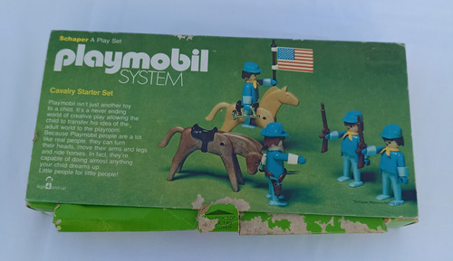 Playmobil System 061, Cavalry Starter Set, 1977, Schaper