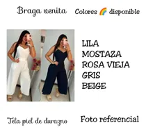 Comprar Braga Palazzo Para Dama, Casual Larga, Enterizo