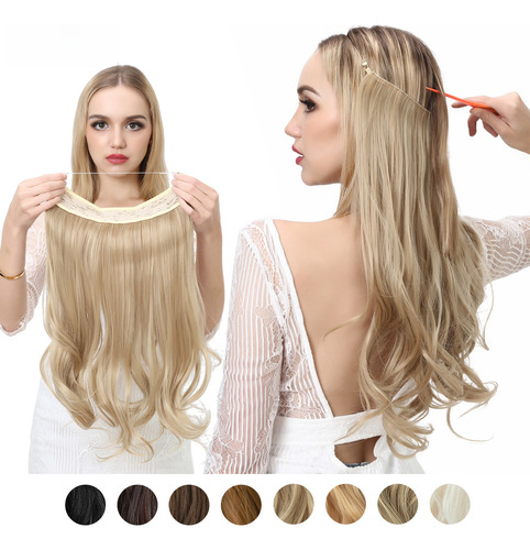 Extensiones De Cabello En U 40cm 16 Pulgadas Voluminosas