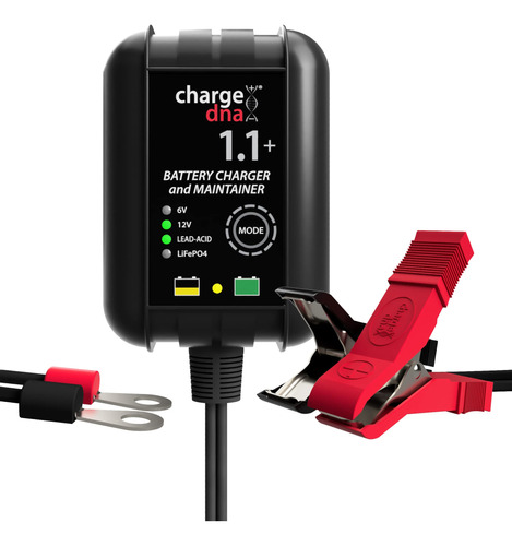 Cargador De Batera De 6 V, 12 V, 1.1 Amp, Totalmente Automti