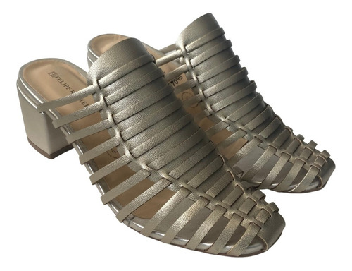 Zapatilla Tacón Felipe Rentería Moda Casual Mujer Alto 5