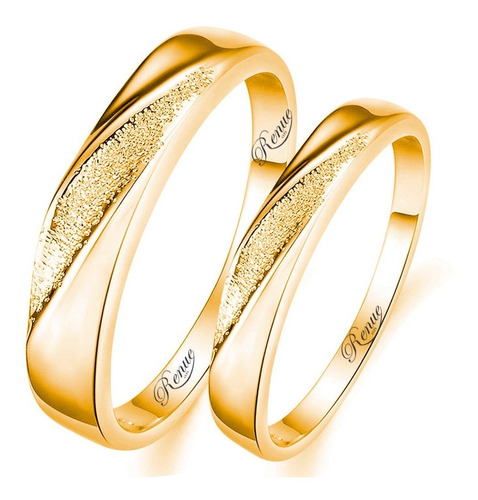 Argolla De Matrimonio Oro Amarillo 18k C/u