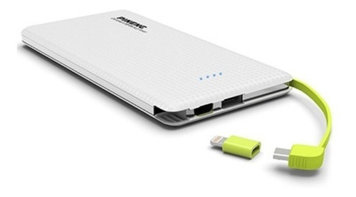 Power Bank Bateria Extra Portátil 10.000mah Pn-951 Branco