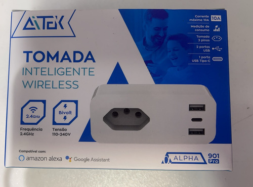 Tomada Inteligente Alexa Google Smart Wifi Automacao Com Usb