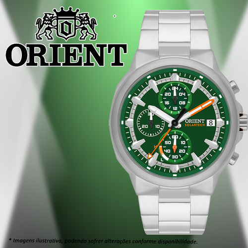Relógio Orient Solartech Masculino Cronógrafo Mbssc282 E1sx