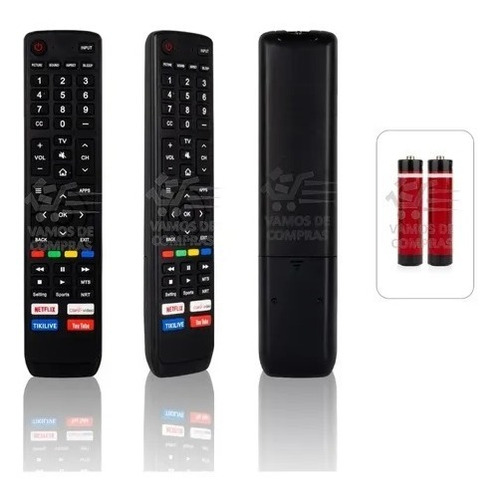 Control Pantallas Smart Tv Hisense Netflix Youtube Claro Eg 