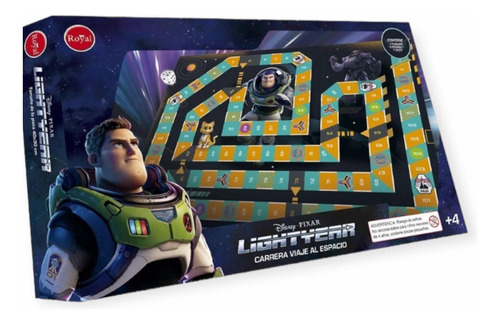 Juego De Mesa Carrera Viaje Al Espacio Toy Story Buzz Light