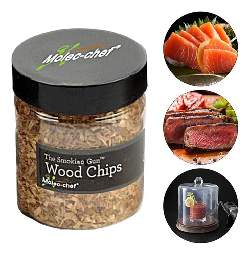 Lascas De Madeira 60g Para Fumegante, Infusor De Carvalho