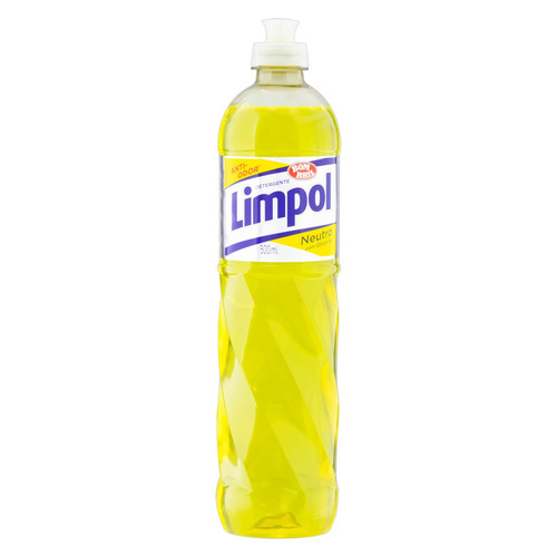 Detergente Limpol Sabão Neutro Líquido Em Squeeze 500 ml Top