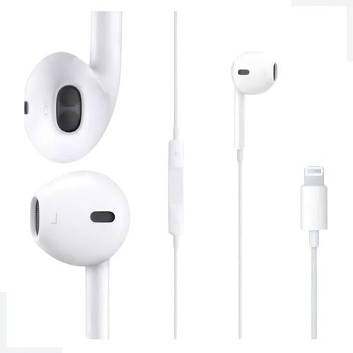 Auriculares para iPhone e iOS con entrada Hamston EJ-82 Objective Color White