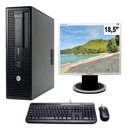 Cpu Elitedesk 705 G1 Amd 8gb 240gb Placa Vídeo Monitor 18,5 (Usado)