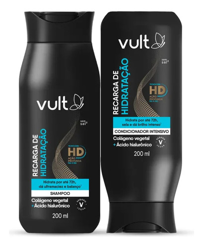 Kit Vult Shamp. + Condic. Recarga De Hidrat + Máscara Eudora
